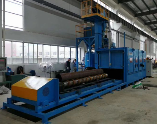 五家渠喷砂机在管道除锈中的现场施工应用